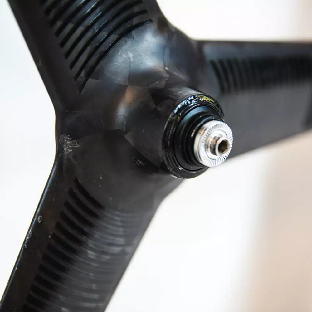 PRO TeXtreme 3-Spoke Tubular Front Wheel - Rim Brake 6 PRO TeXtreme 3-Spoke Tubular Front Wheel - Rim Brake - Billede 4