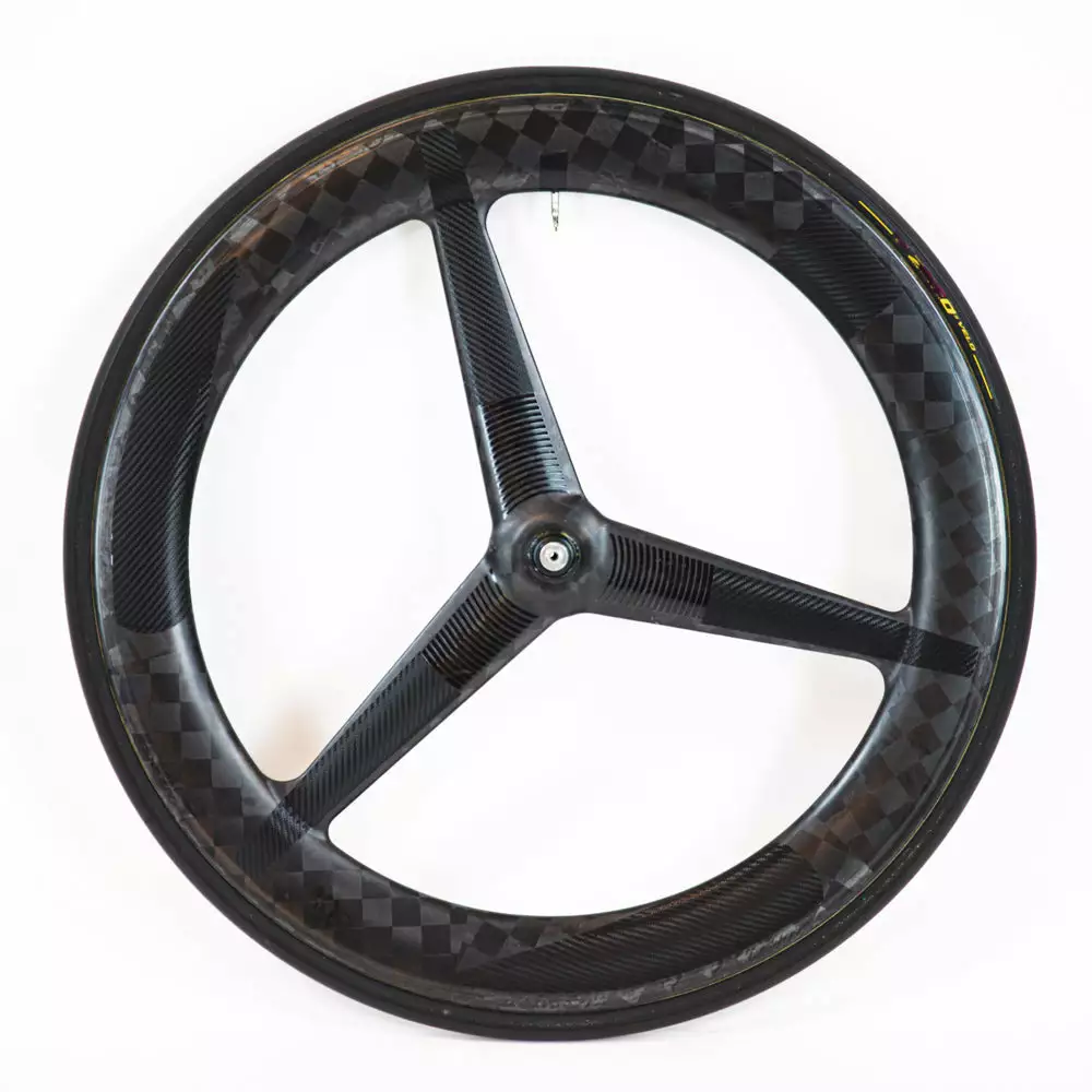 PRO TeXtreme 3-Spoke Tubular Front Wheel - Rim Brake 3 PRO TeXtreme 3-Spoke Tubular Front Wheel - Rim Brake