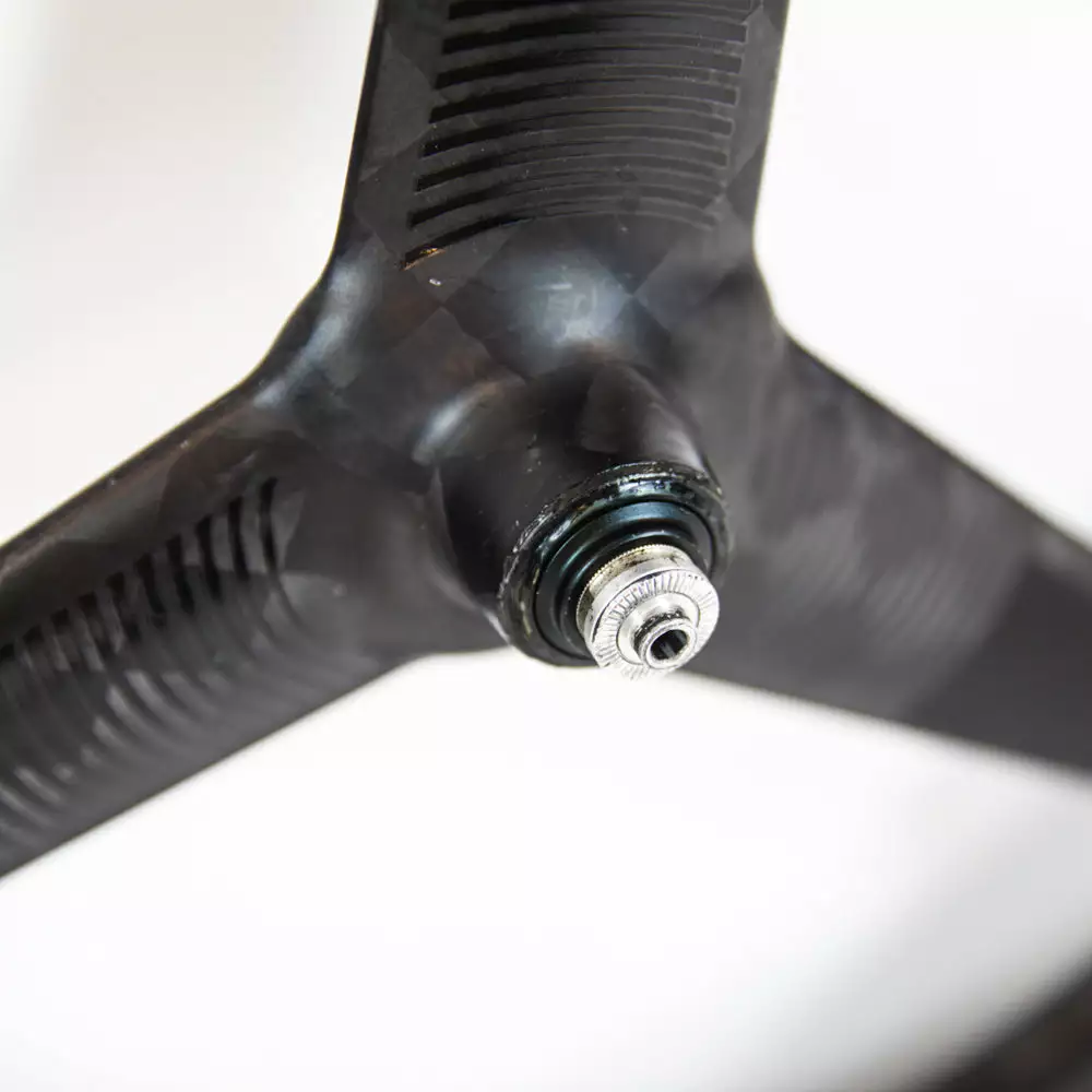 PRO TeXtreme 3-Spoke Tubular Front Wheel - Rim Brake 7 PRO TeXtreme 3-Spoke Tubular Front Wheel - Rim Brake - Billede 5