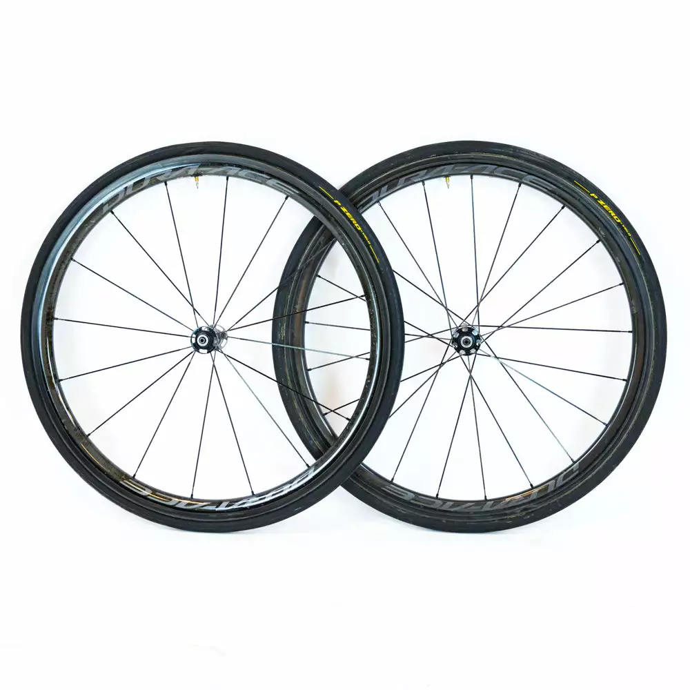 Shimano Dura-Ace C40 R9100 Tubular Wheelset - Rim Brake 4 Shimano Dura-Ace C40 R9100 Tubular Wheelset - Rim Brake - Billede 2
