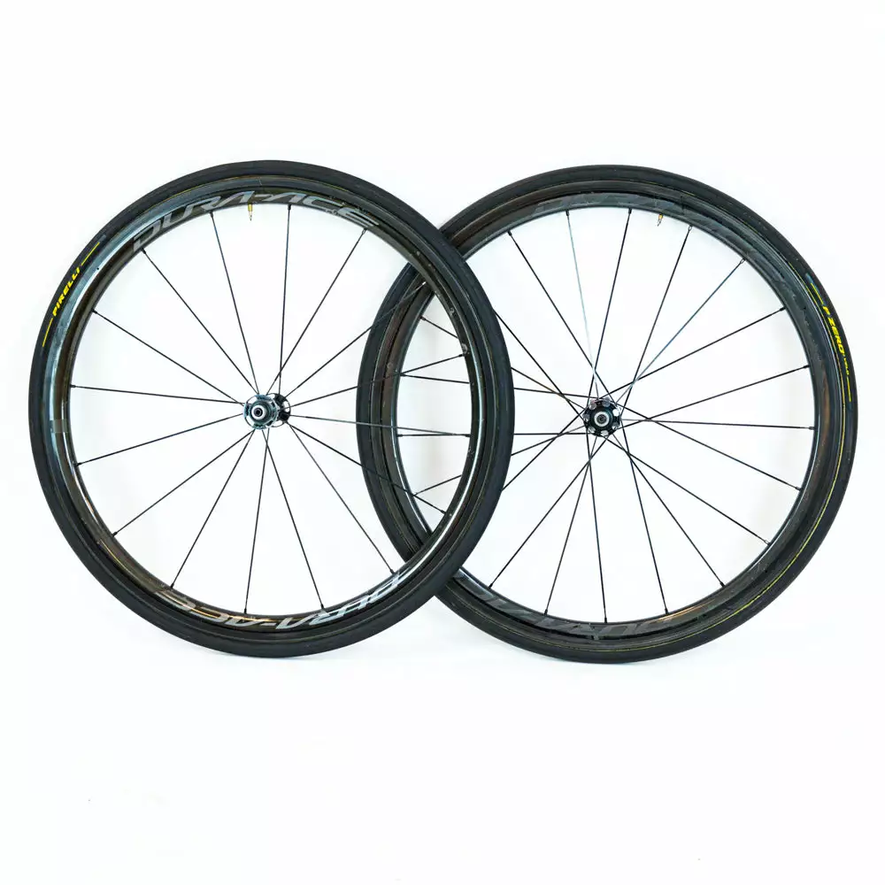 Shimano Dura-Ace C40 R9100 Tubular Wheelset - Rim Brake 4 Shimano Dura-Ace C40 R9100 Tubular Wheelset - Rim Brake - Billede 2