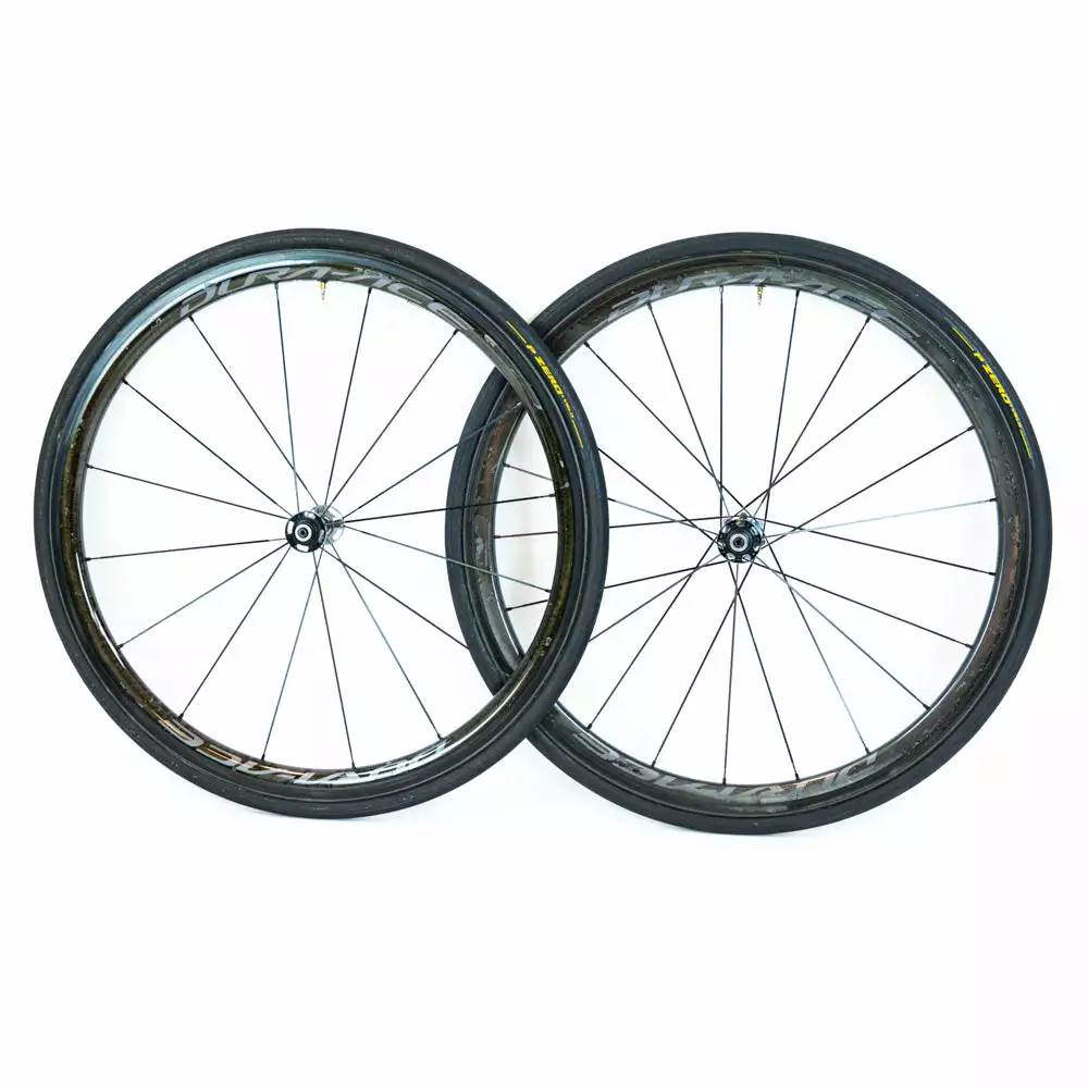 Shimano Dura-Ace C40 R9100 Tubular Wheelset - Rim Brake 4 Shimano Dura-Ace C40 R9100 Tubular Wheelset - Rim Brake - Billede 2