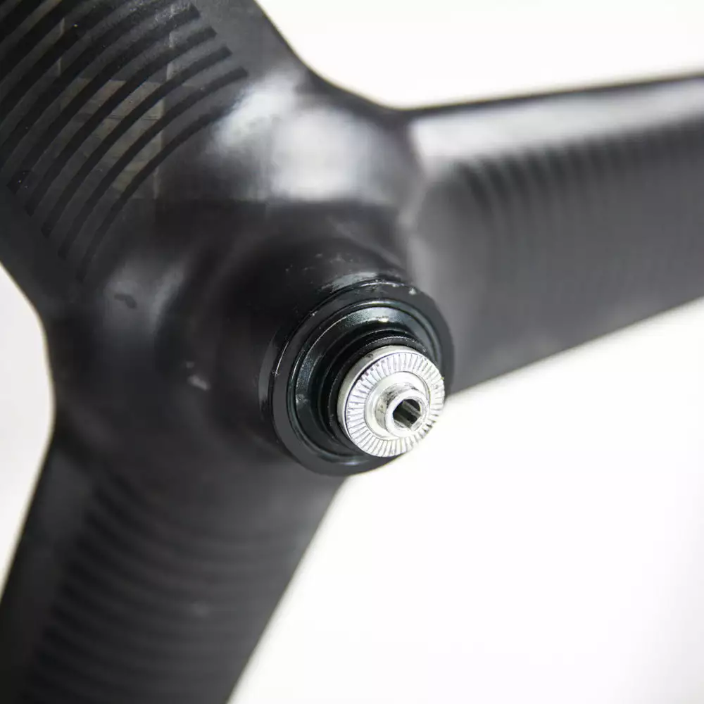 PRO TeXtreme 3-Spoke Tubular Front Wheel - Rim Brake 6 PRO TeXtreme 3-Spoke Tubular Front Wheel - Rim Brake - Billede 4