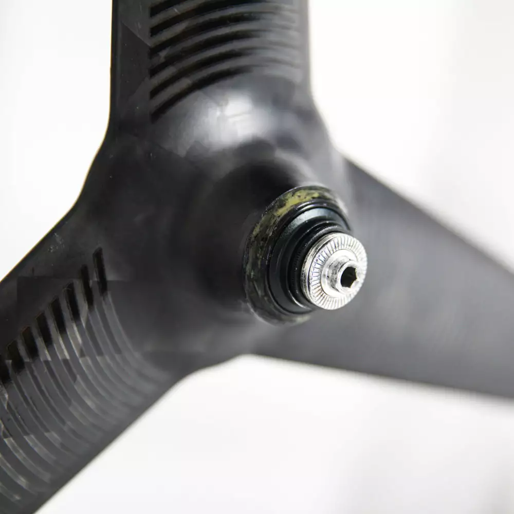 PRO TeXtreme 3-Spoke Tubular Front Wheel - Rim Brake 6 PRO TeXtreme 3-Spoke Tubular Front Wheel - Rim Brake - Billede 4