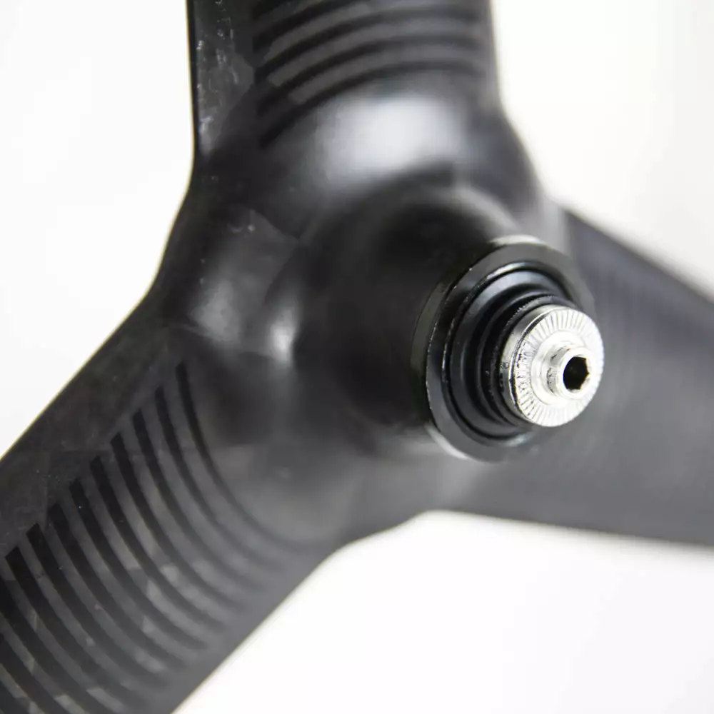 PRO TeXtreme 3-Spoke Tubular Front Wheel - Rim Brake 6 PRO TeXtreme 3-Spoke Tubular Front Wheel - Rim Brake - Billede 4