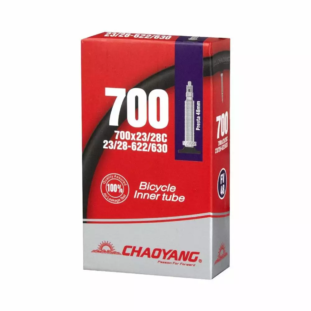 Chaoyang Inner Tube 700x23/28c Presta 48mm 3 Chaoyang Inner Tube 700x23/28c Presta 48mm