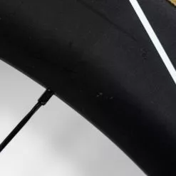 HUNT 55 Team Issue - Disc Rear Wheel - Tubular - Carbon #1 -TT cykler Salgsbutik DSC03676