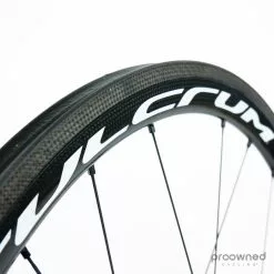 Fulcrum Speed 40T Tubular Wheelset - Black/White -TT cykler Salgsbutik P1760059