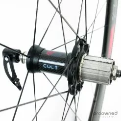 Fulcrum Speed 55T Tubular Wheelset - Black/Red -TT cykler Salgsbutik P1760106