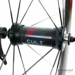 Fulcrum Speed 55T Tubular Front Wheel - Black/Red -TT cykler Salgsbutik P1760186
