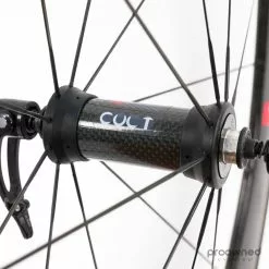 Fulcrum Speed 55T Tubular Front Wheel - Black/White -TT cykler Salgsbutik P1860407