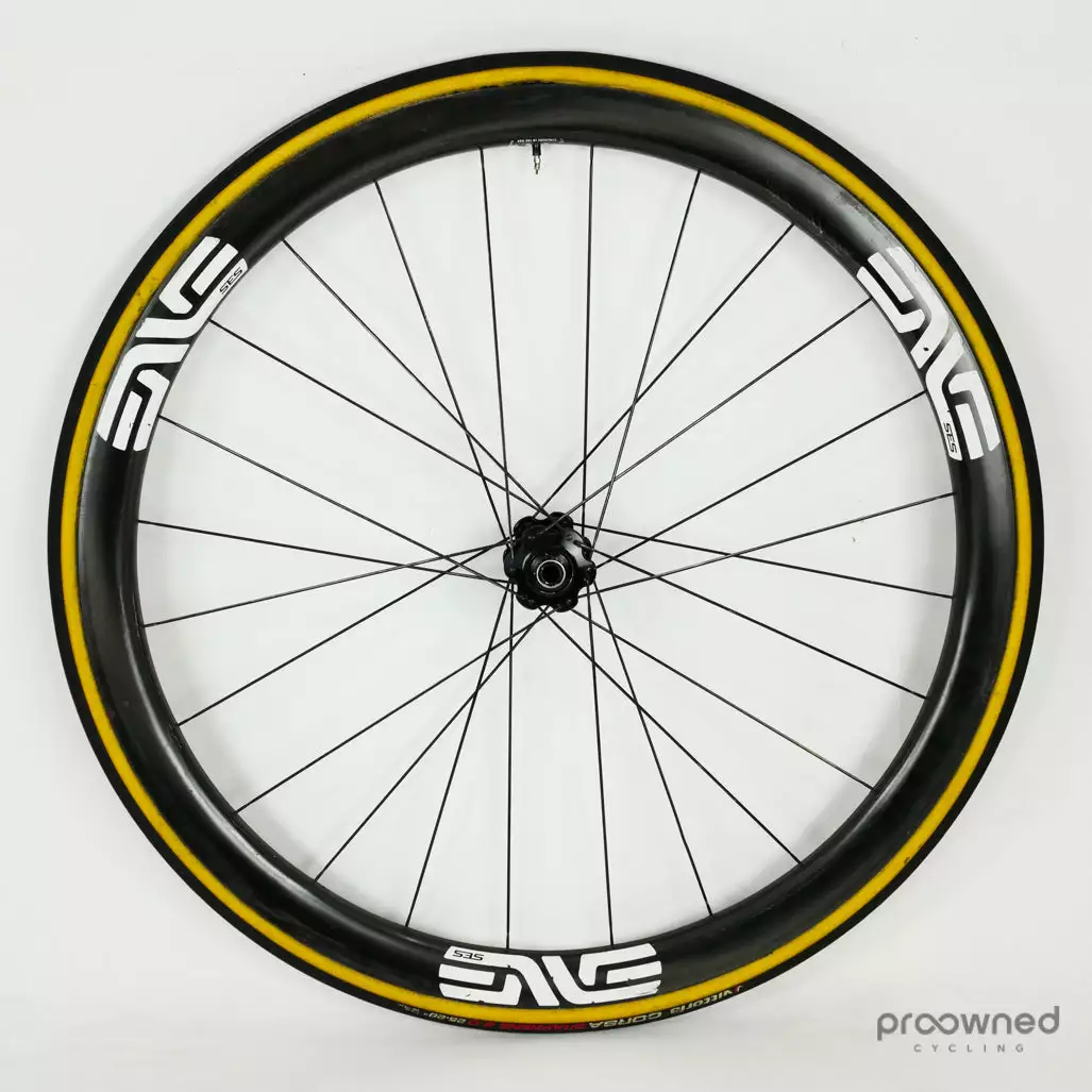 ENVE SES 3.4 Disc Tubular Carbon Front Wheel 15 ENVE SES 3.4 Disc Tubular Carbon Front Wheel - Billede 13